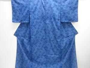 未使用品　絽菊尽くし模様小紋着物